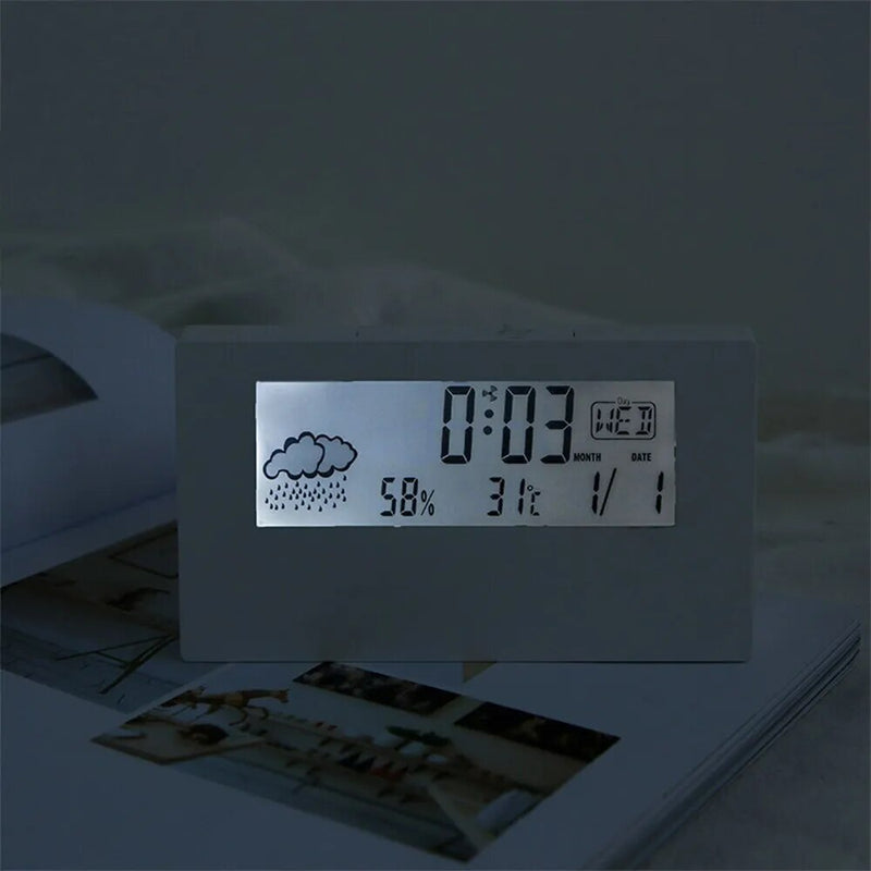 Relógio Despertador Digital Minimalista